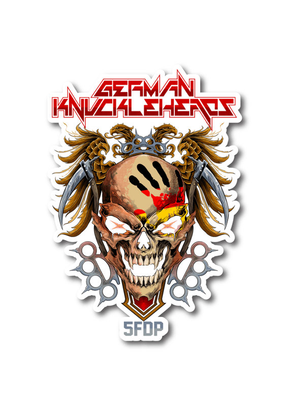 German Knuckleheads Stickers