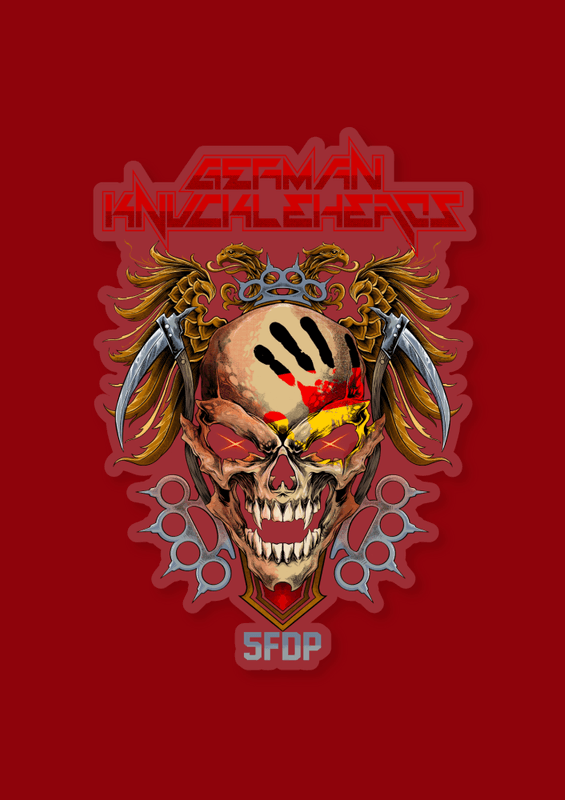 German Knuckleheads Stickers