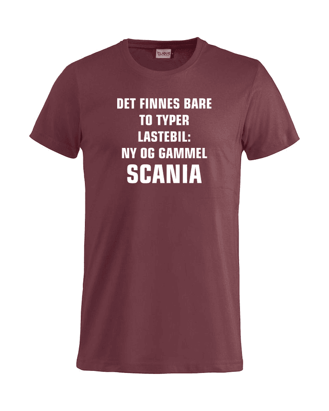 Ny og gammel Scania t-shirt