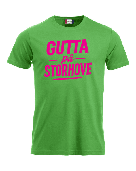 Gutta på Storhove tee (rosa)